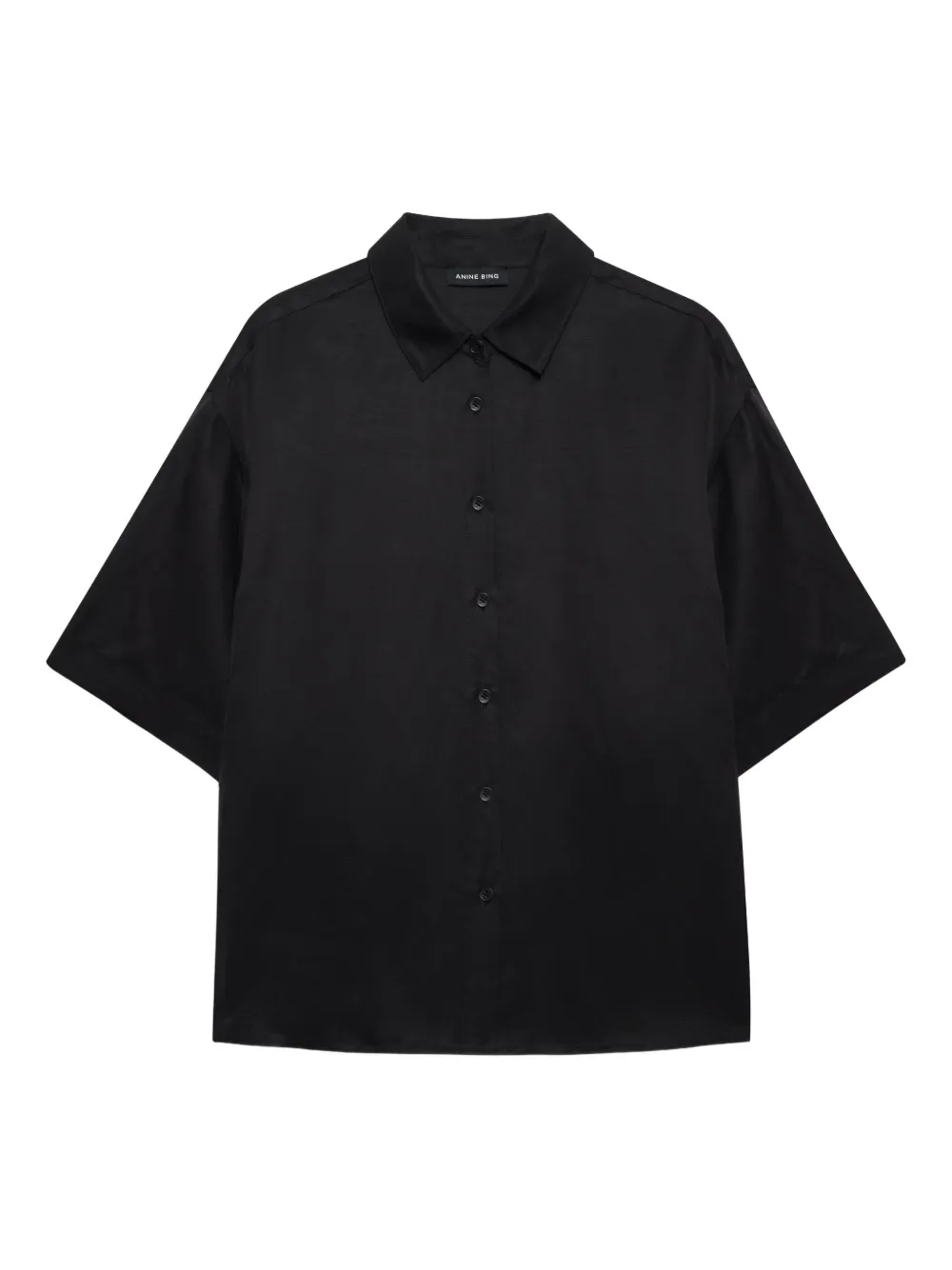 ANINE BING Coco button-up blouse Zwart