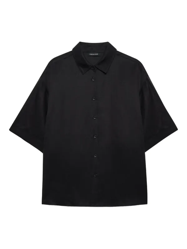 Tシャツ・カットソー ANINE BING Women Tops A 08 10074CO Black ANINE BING Walker T-shirt | Black | FARFETCH