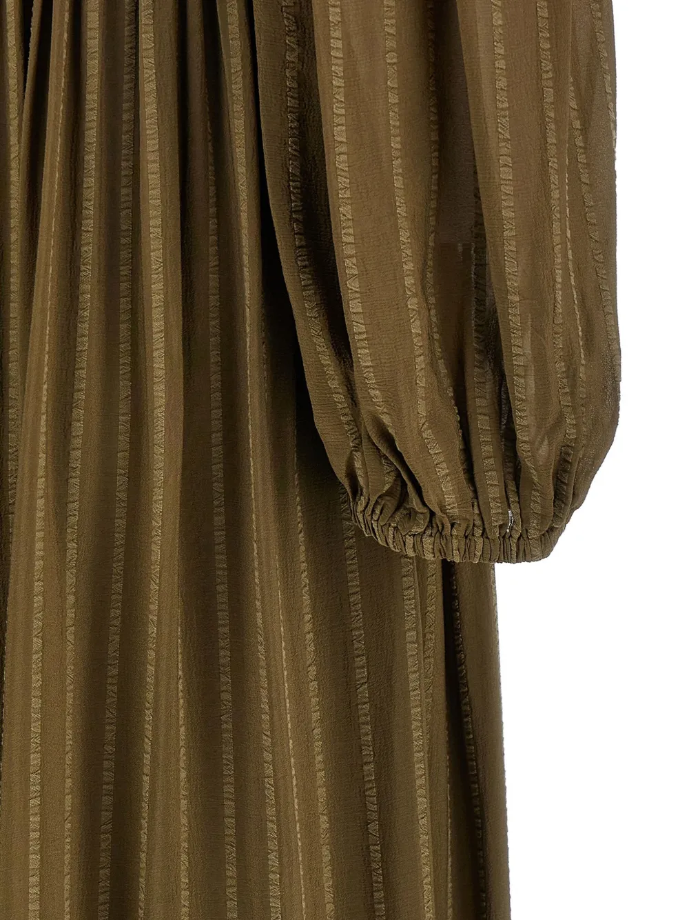 PINKO Geplooide midi-jurk Groen