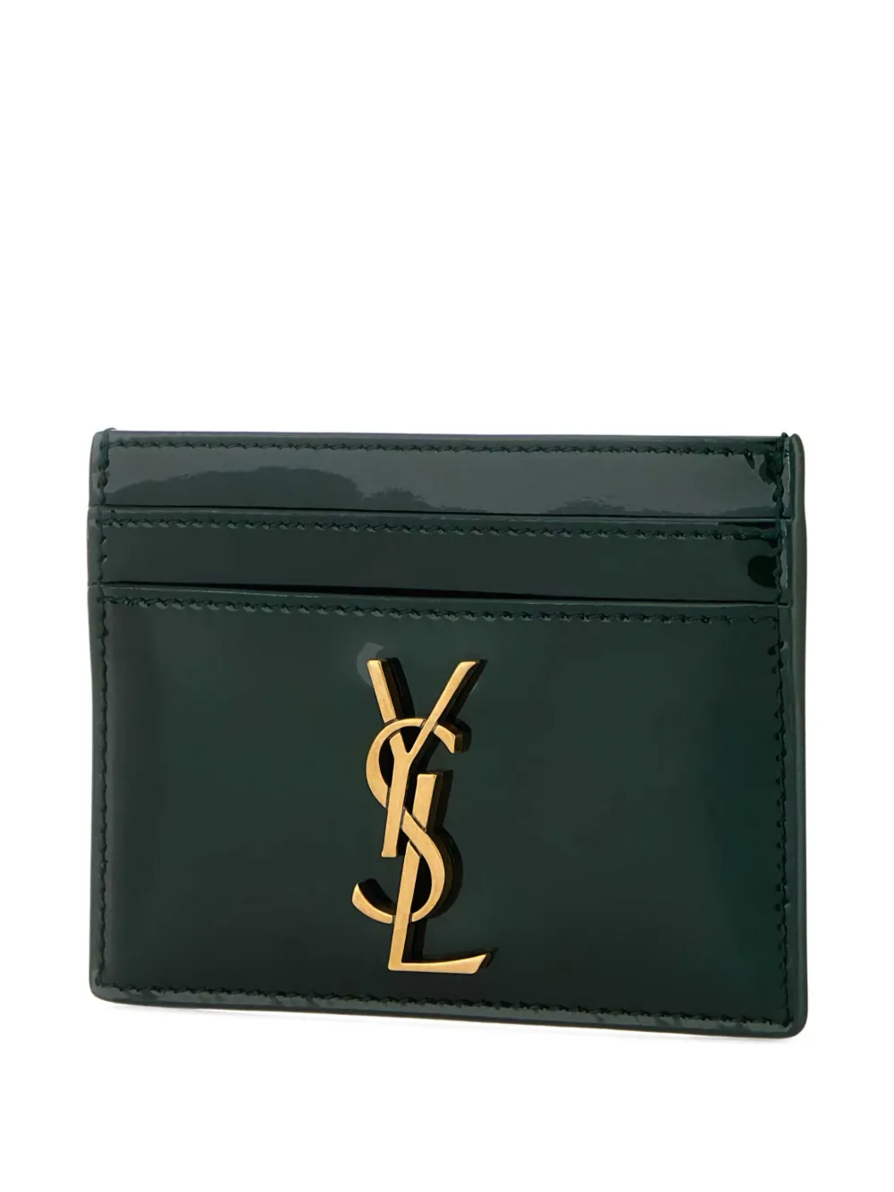 Saint Laurent Cassandre lakleren pasjeshouder Groen