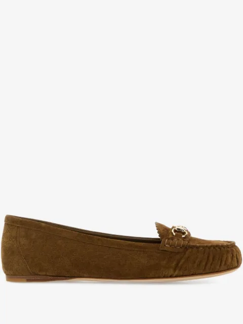 Gucci suede loafers