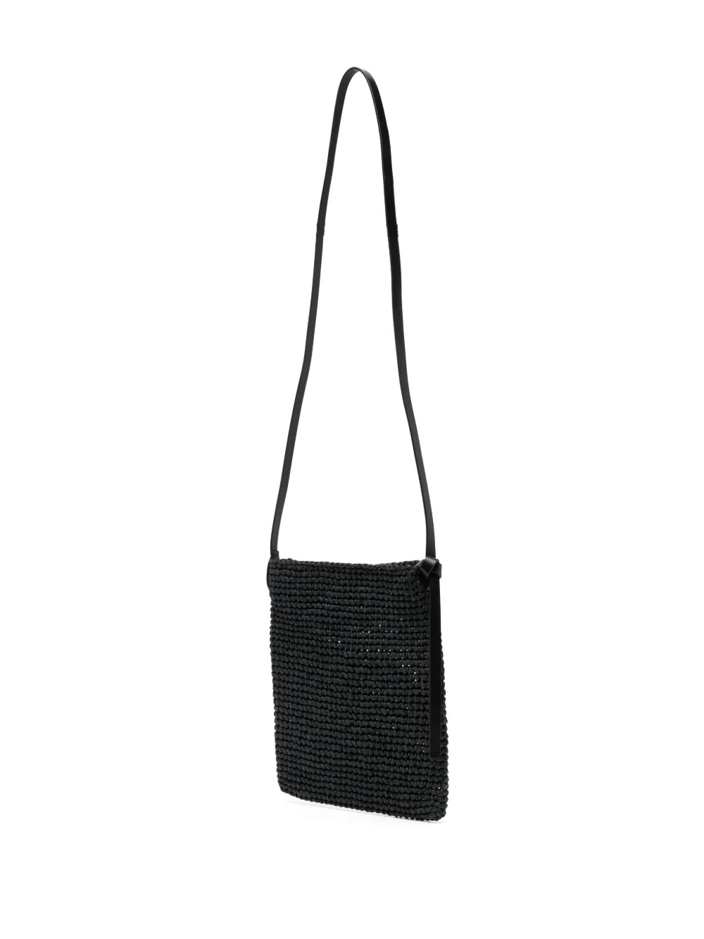 JIL SANDER+ Gehaakte crossbodytas Zwart