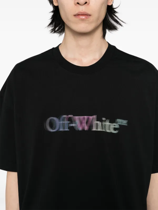 ★Off-White★ Oversized Pen Logo Short Sleeve T-Shirt Black Nike x Off-White Short Sleeve Top Black Men's - FW23 - US