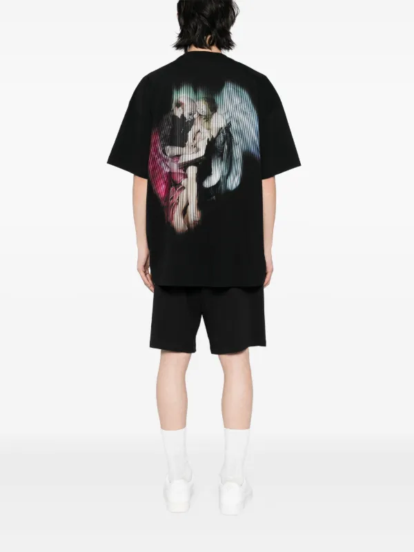 Off-White logo-print T-shirt | Black | FARFETCH