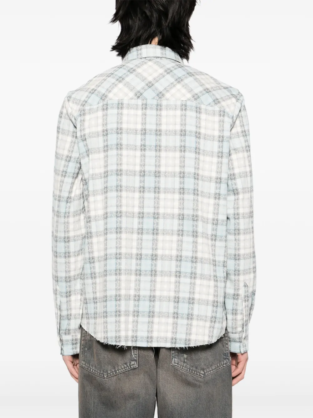 AMIRI Classic flanellen overhemd Wit