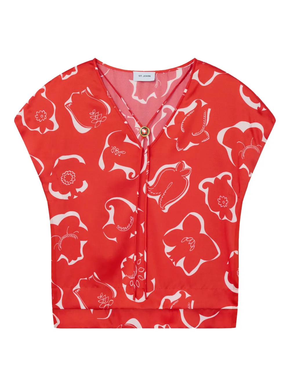 printed blouse