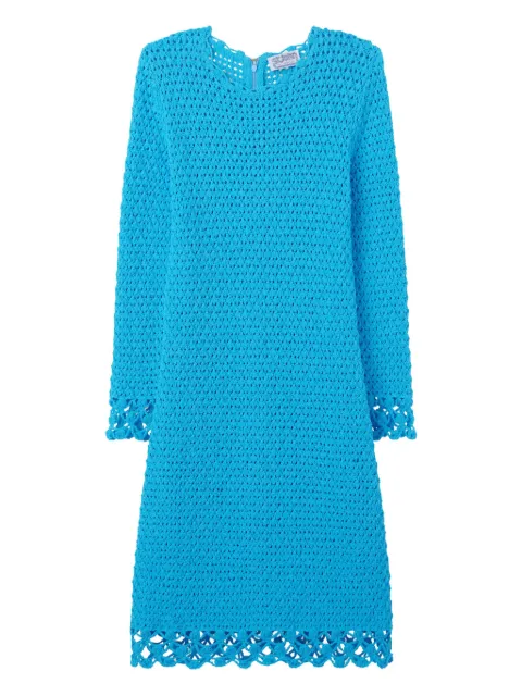 St. John Re-Edition Ruffle Boucle dress