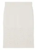 St. John Re-Edition chevron skirt - Neutrals