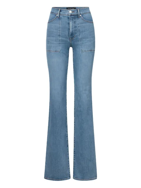 Veronica Beard flared wide-leg jeans