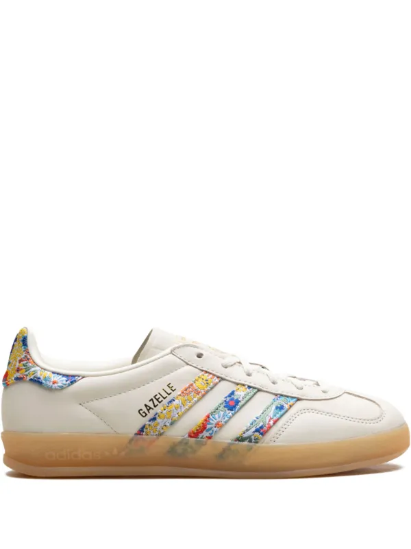 adidas x LIBERTY LONDON ☆ Gazelle Indoor Women’s adidas Gazelle Indoor x Liberty London Shoes - White | Free