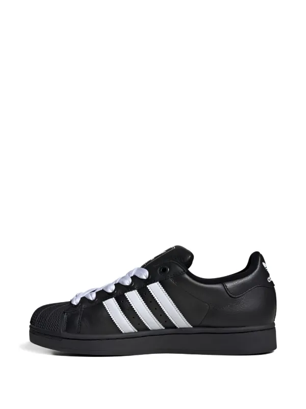 adidas gazelle silver green womens adidas Women's Superstar II Shoes, Size 7, Black/Black/White main image 1