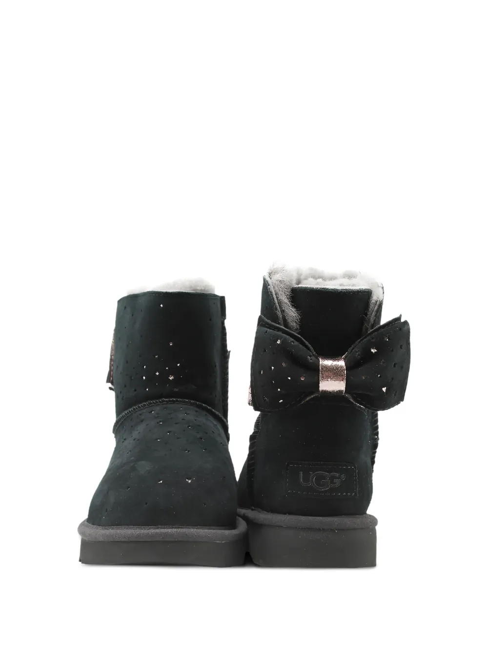 UGG Classic Mini Stargirl Bow Port laarzen Zwart