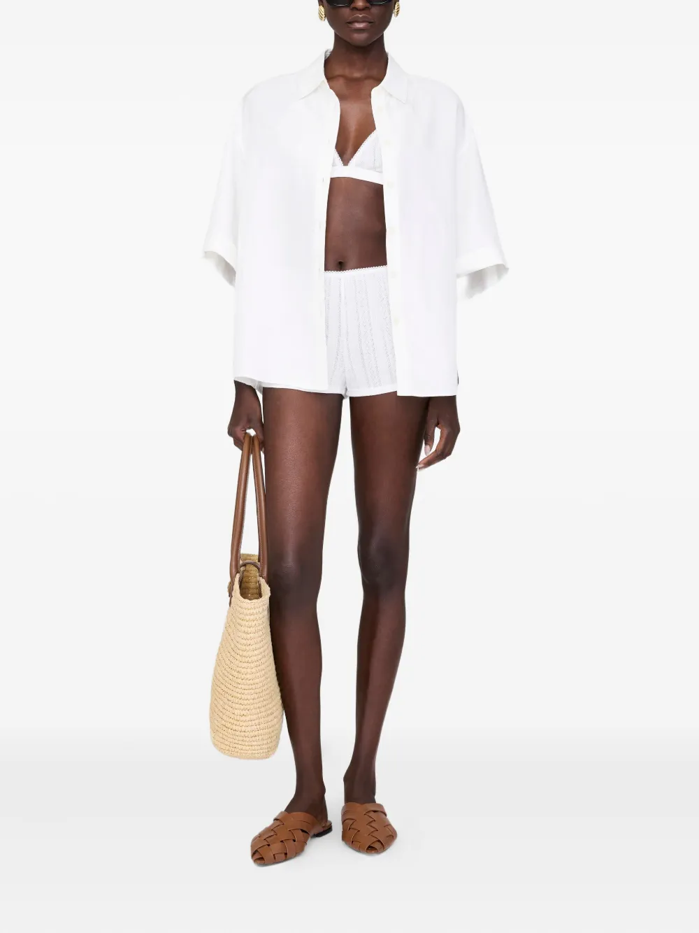 Anine Bing Fran Boyshorts In Multi