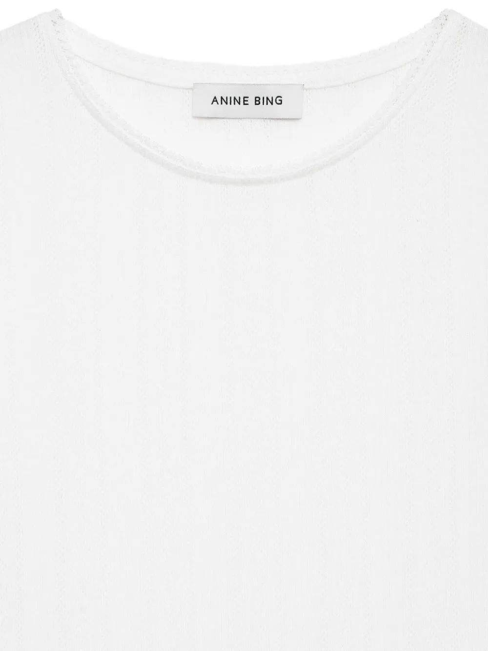 ANINE BING Pia T-shirt Wit