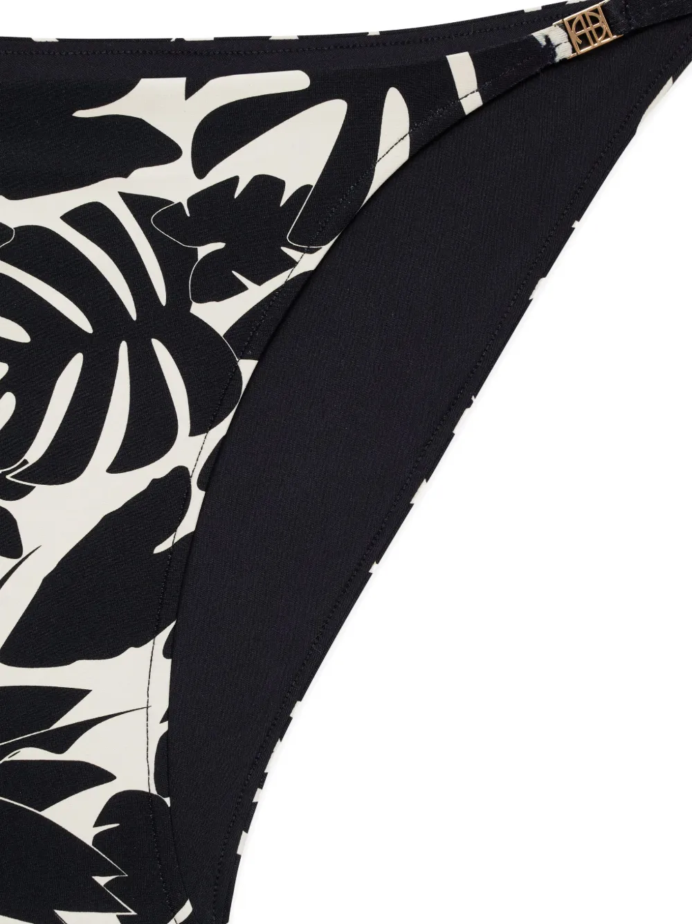 ANINE BING Bellamy bikinislip met print Zwart