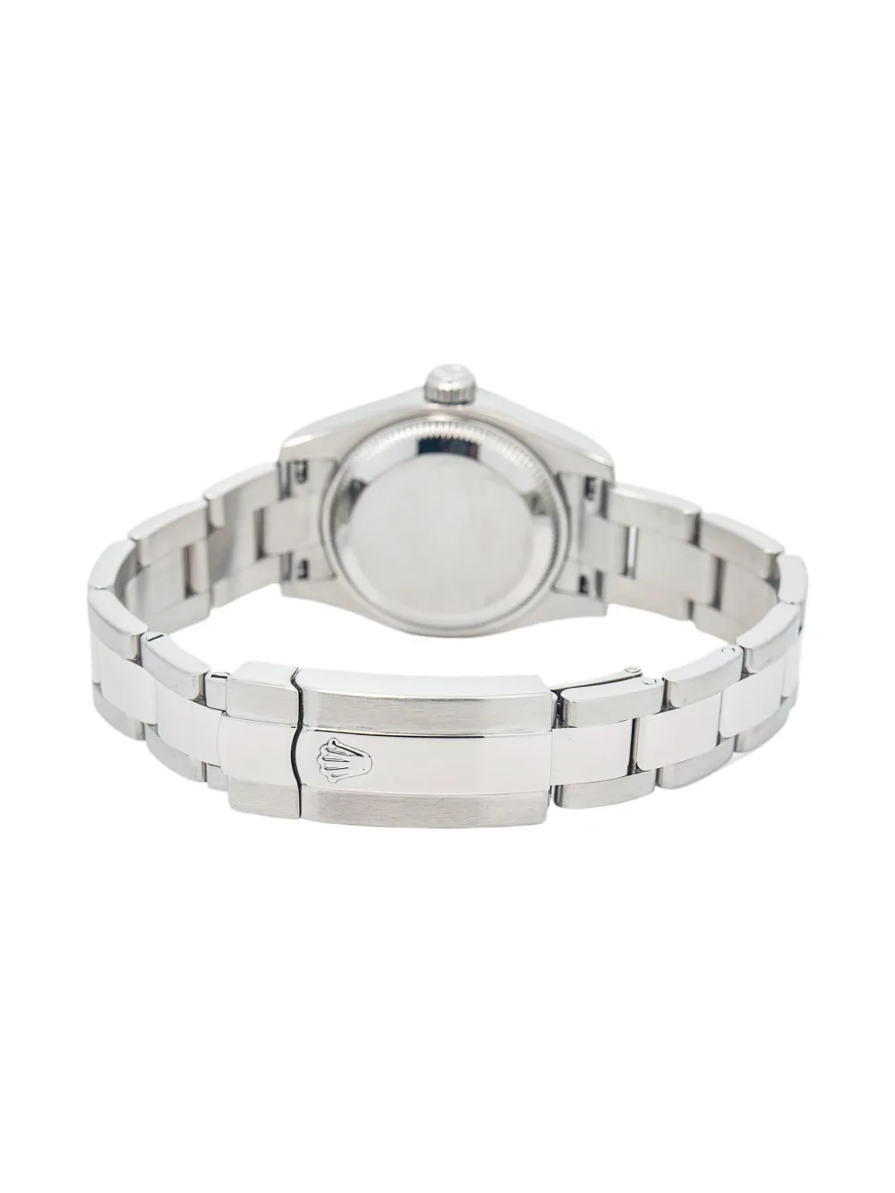 Pre-owned Rolex Datejust 27mm In Silver