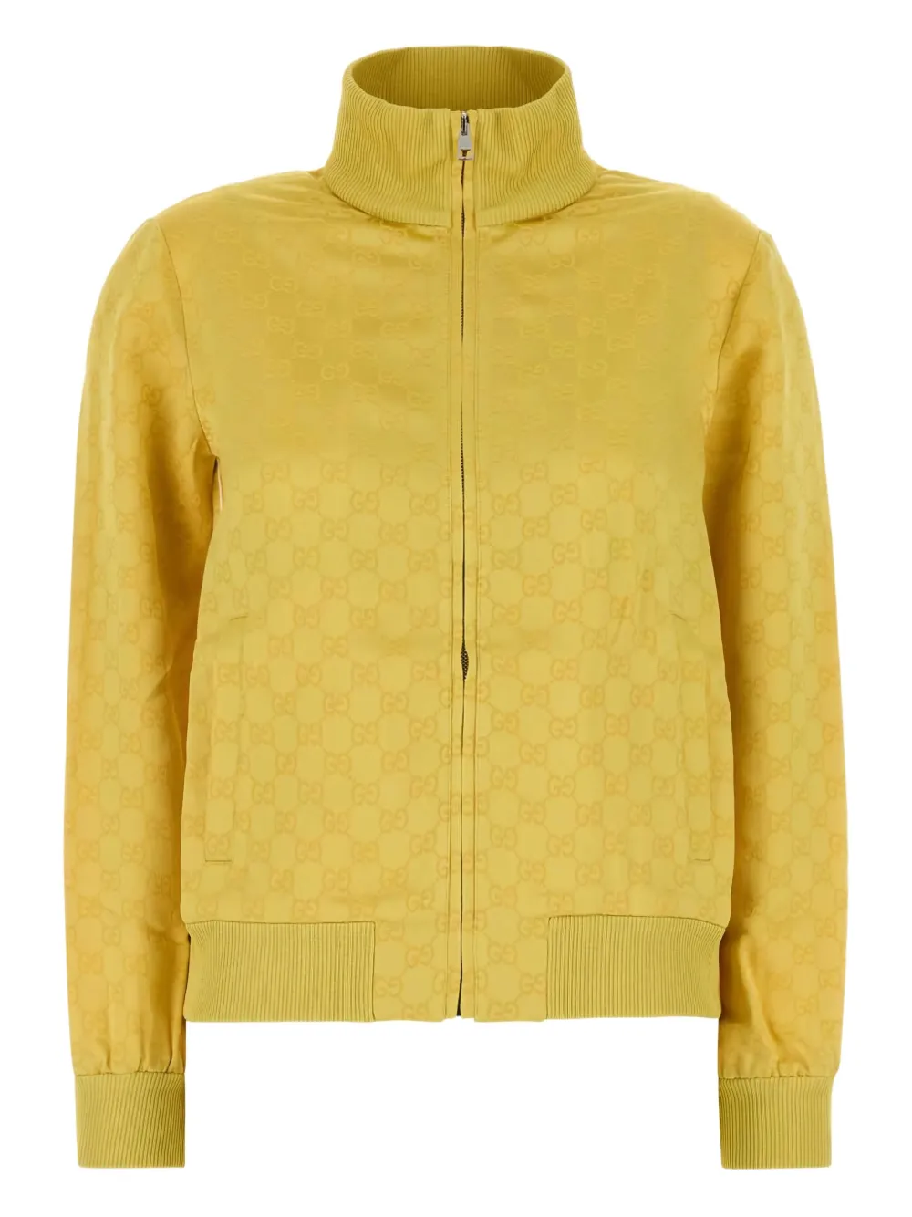 Gucci logo jacquard sweatshirt - Yellow