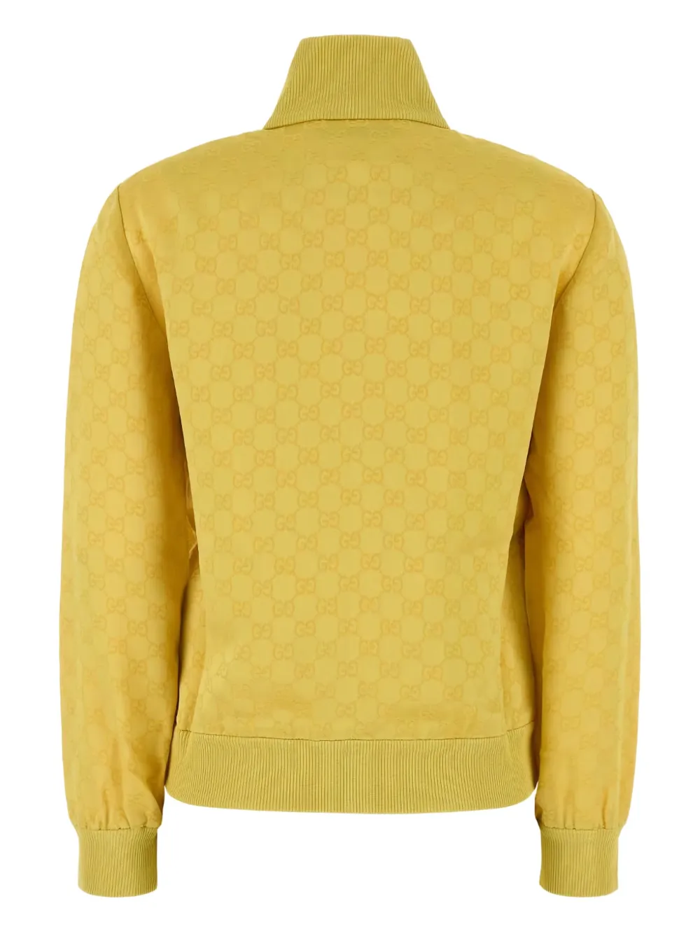 Gucci Sweater met logo jacquard Geel