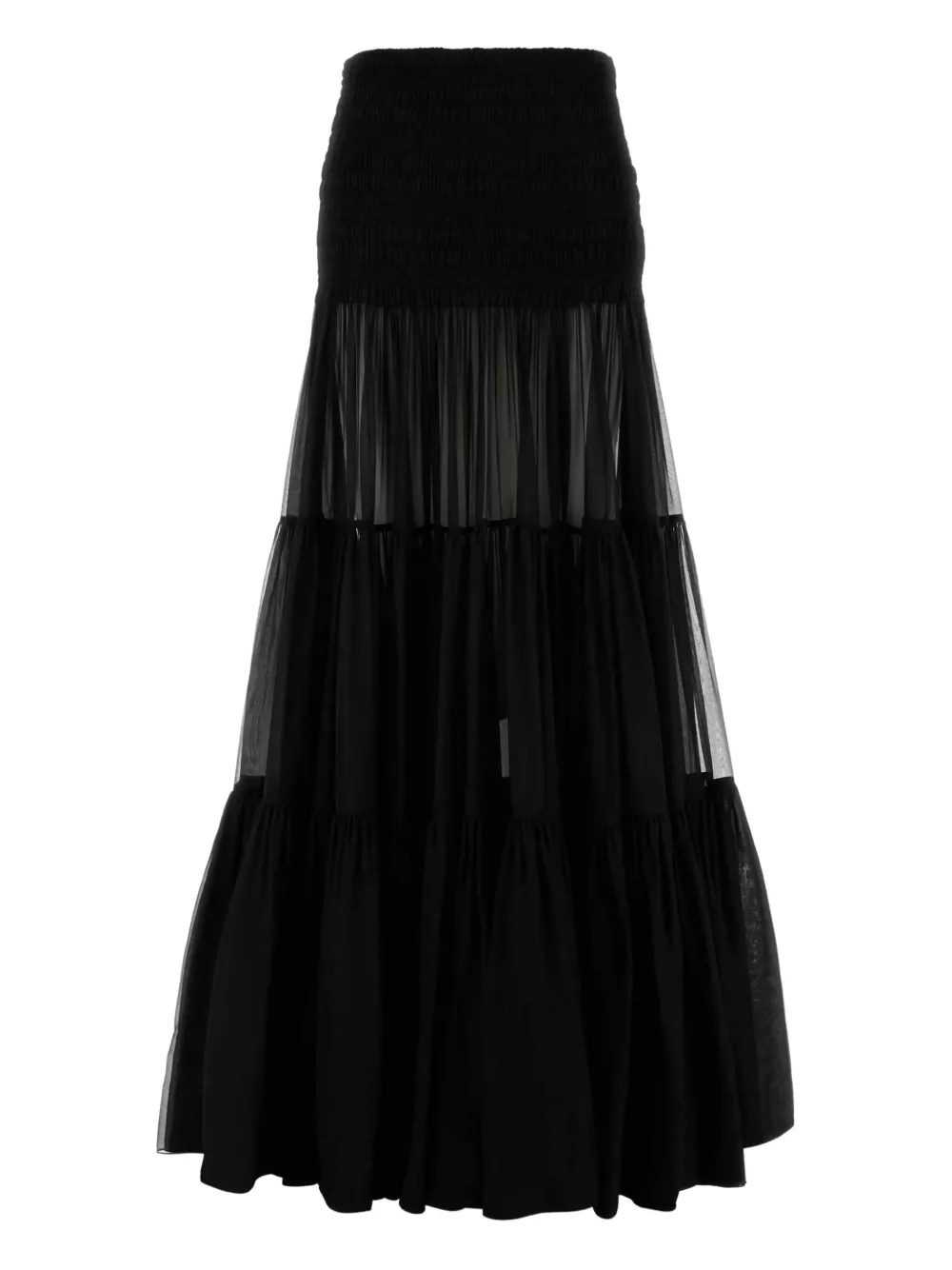 Saint Laurent Crêpe rok Zwart