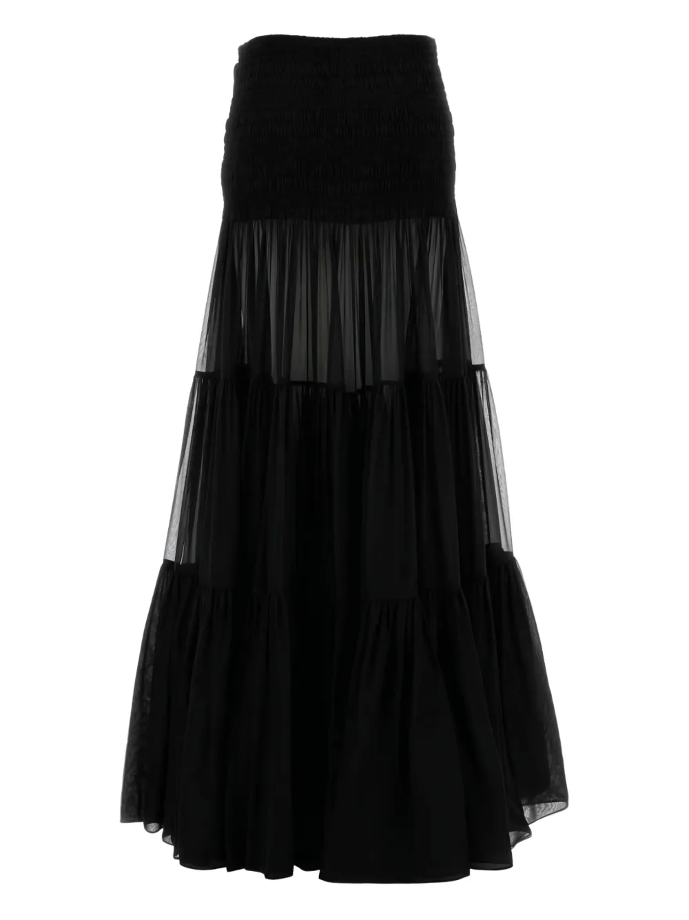 Saint Laurent Crêpe rok - Zwart