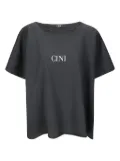 Cini logo-print T-shirt - Grey