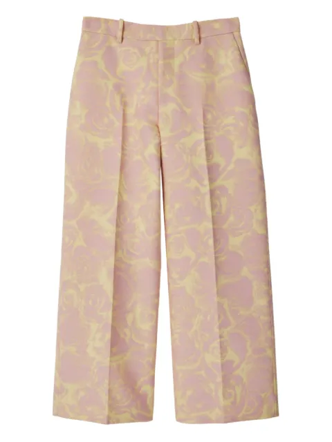 Burberry floral-print trousers 