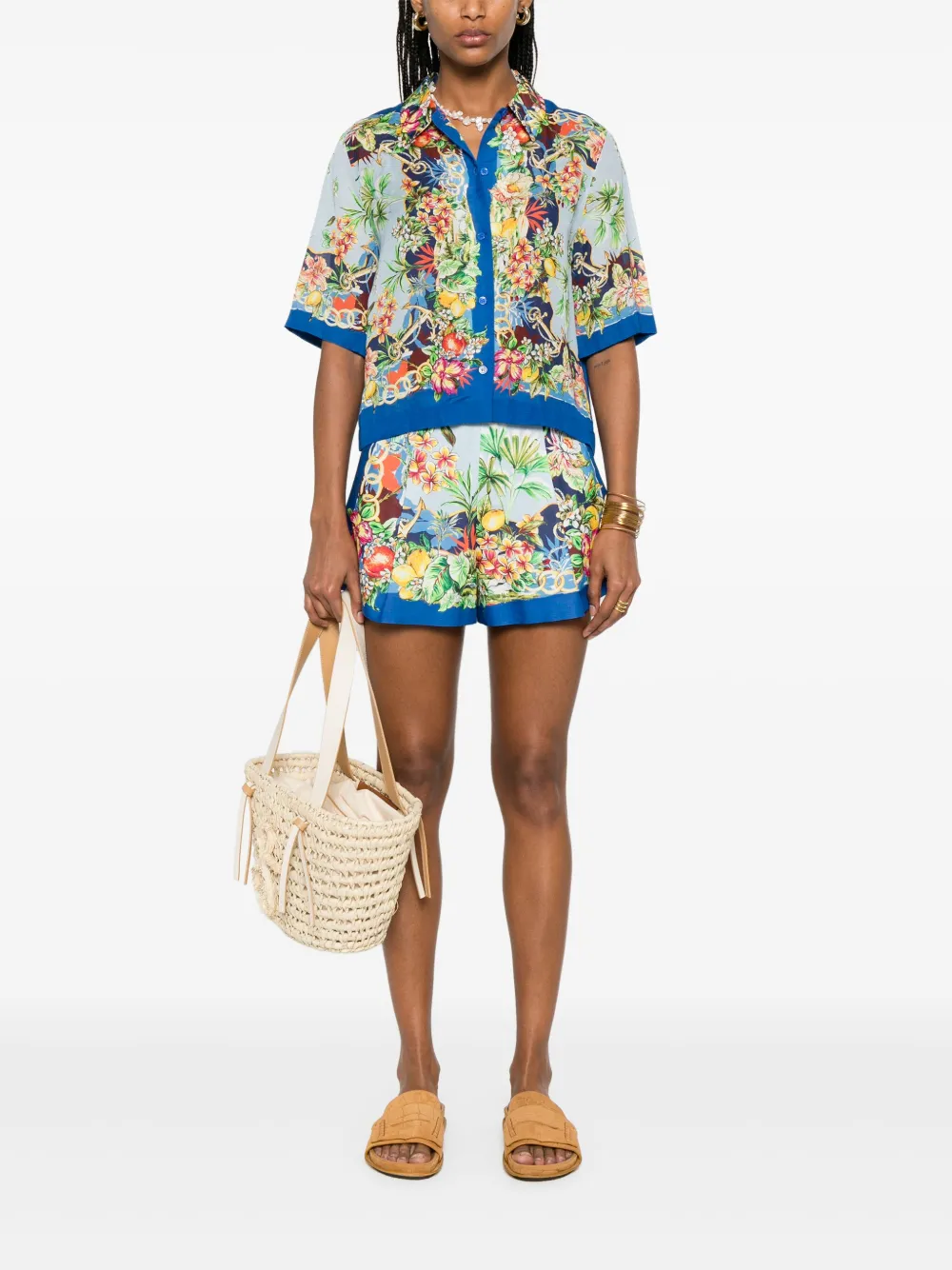 Maje floral-print shorts | Short Shorts | Image 2