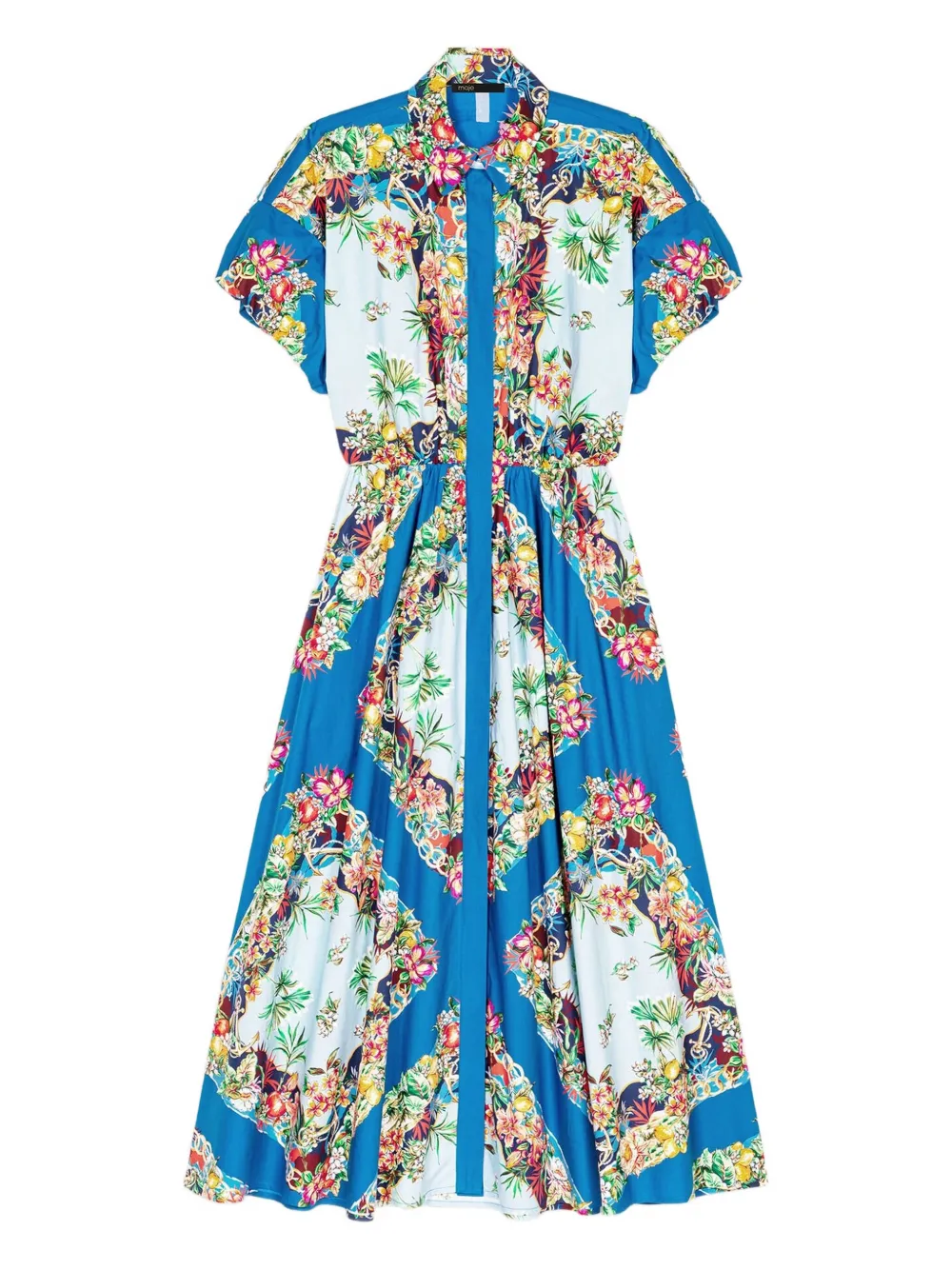 Maje floral-print dress - ブルー Maje floral-print dress - ブルー