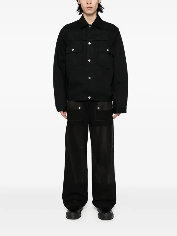 Jil Sander デニムジャケット | ブラック | FARFETCH JP