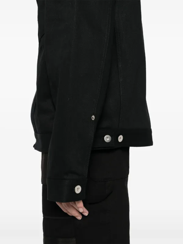 Jil Sander デニムジャケット | ブラック | FARFETCH JP