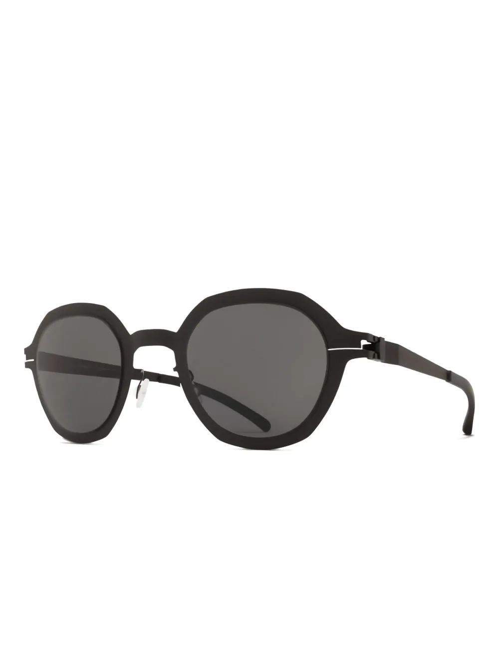 Mykita Zonnebril met rond montuur Zwart