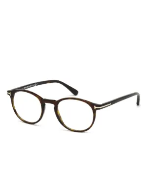 Chloé Eyewear トータスシェル ラウンド眼鏡フレーム | ブラウン