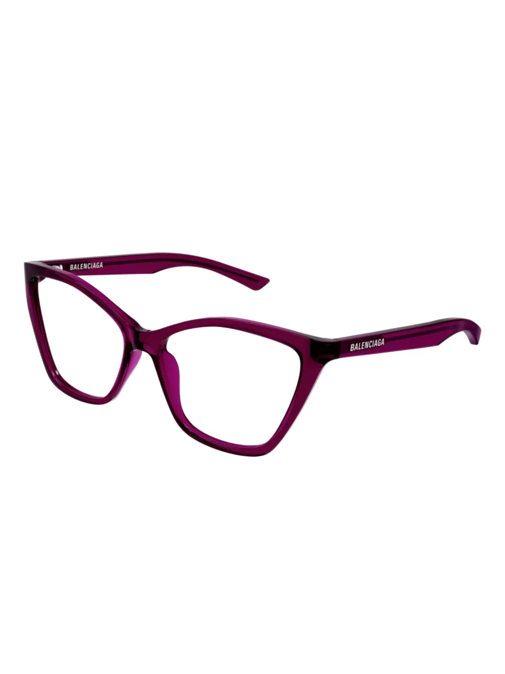 Balenciaga Eyewear Bril met cat-eye montuur Paars