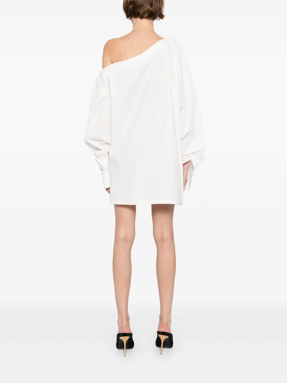 Balmain Jurk met open hals Wit