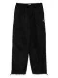 Kenzo logo patch cargo trousers - Black