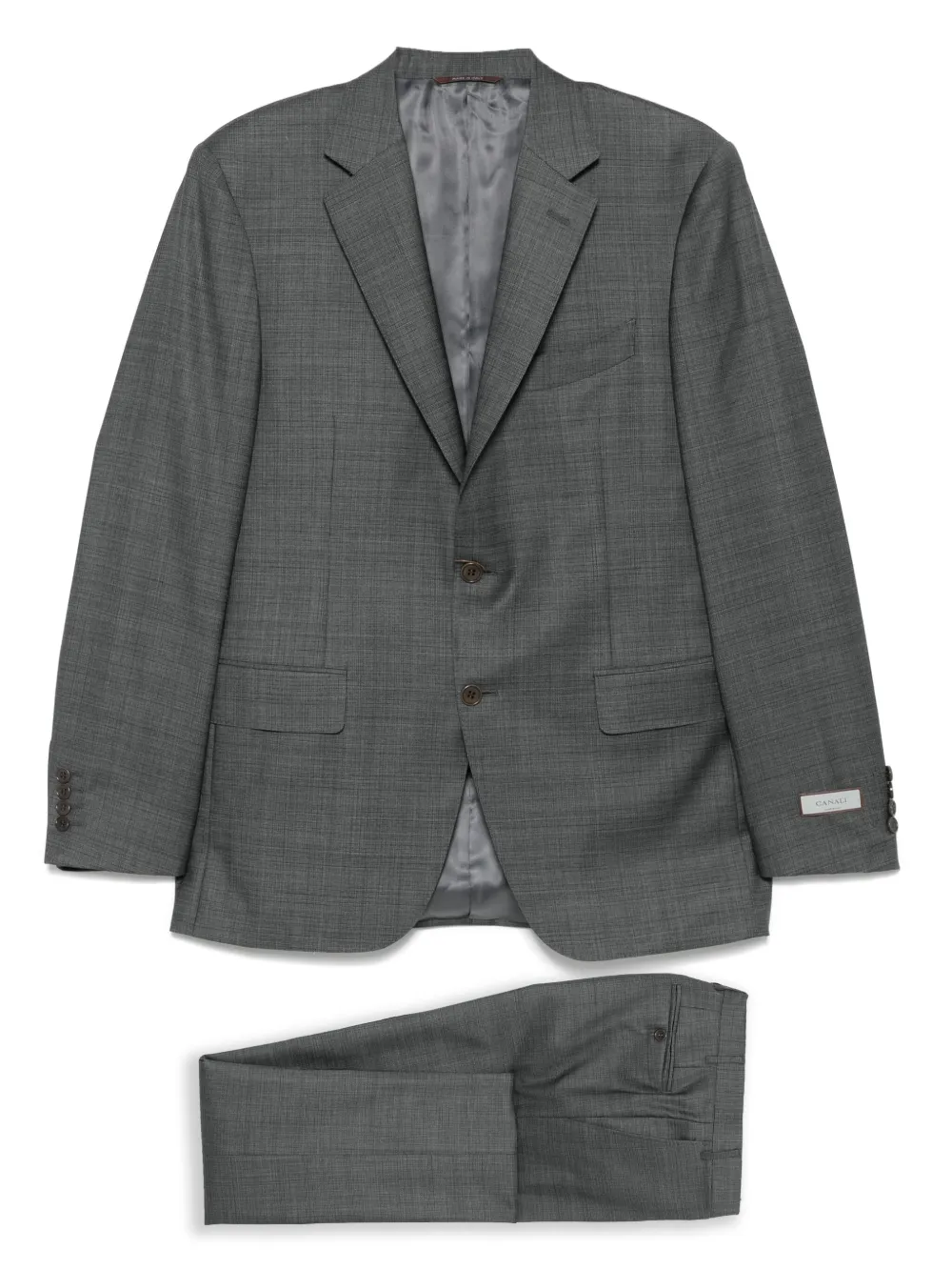 Canali traje con botones | gris | Image 1