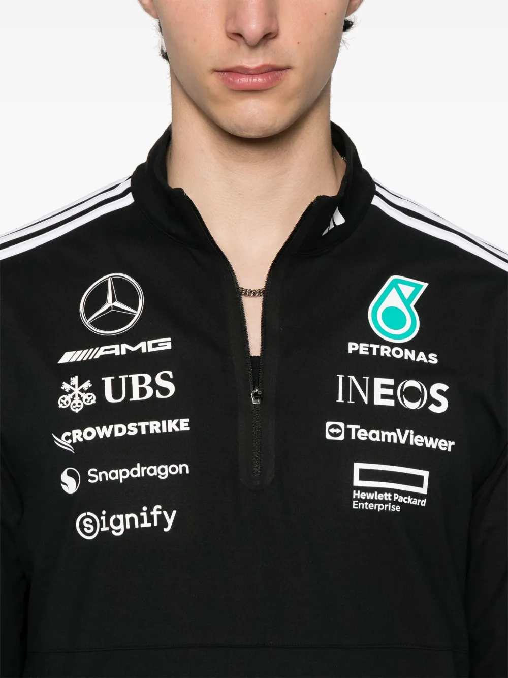 adidas x Mercedes AMG Petronas Formula One Team T-shirt Zwart