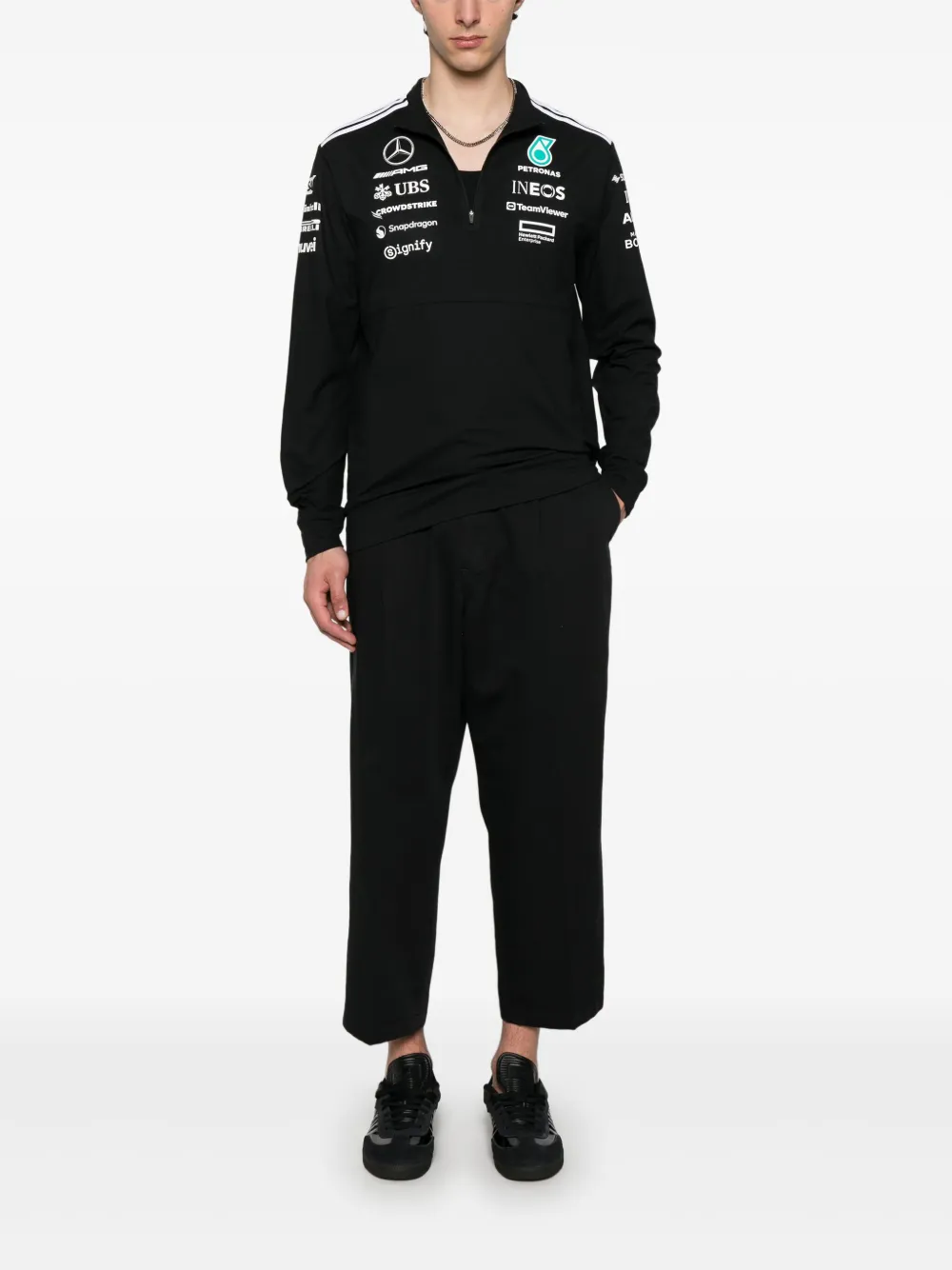 Adidas x Mercedes AMG Petronas Formula One Team T-shirt - Zwart