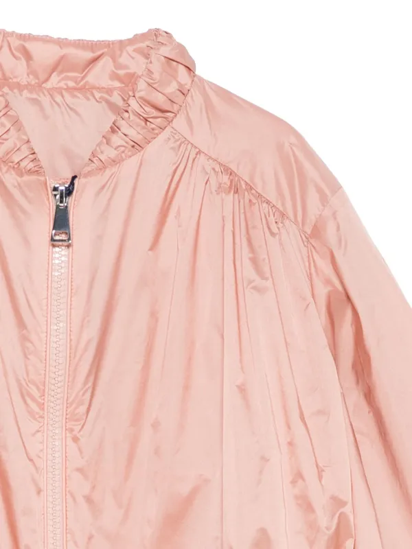 Moncler Enfant Chazeron Bomber Jacket | Pink | FARFETCH