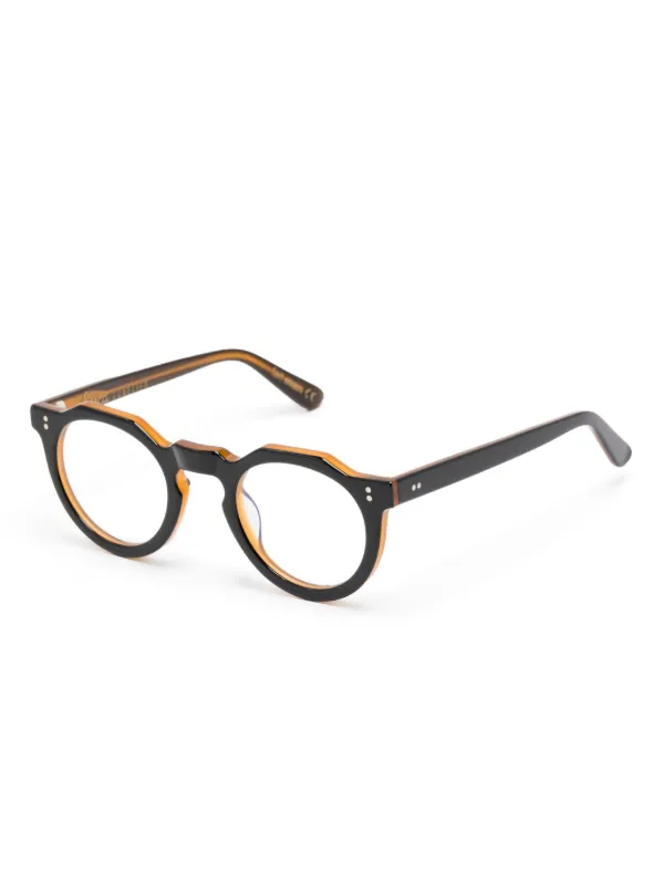 Lesca Picas 眼鏡フレーム | ブラック | FARFETCH JP