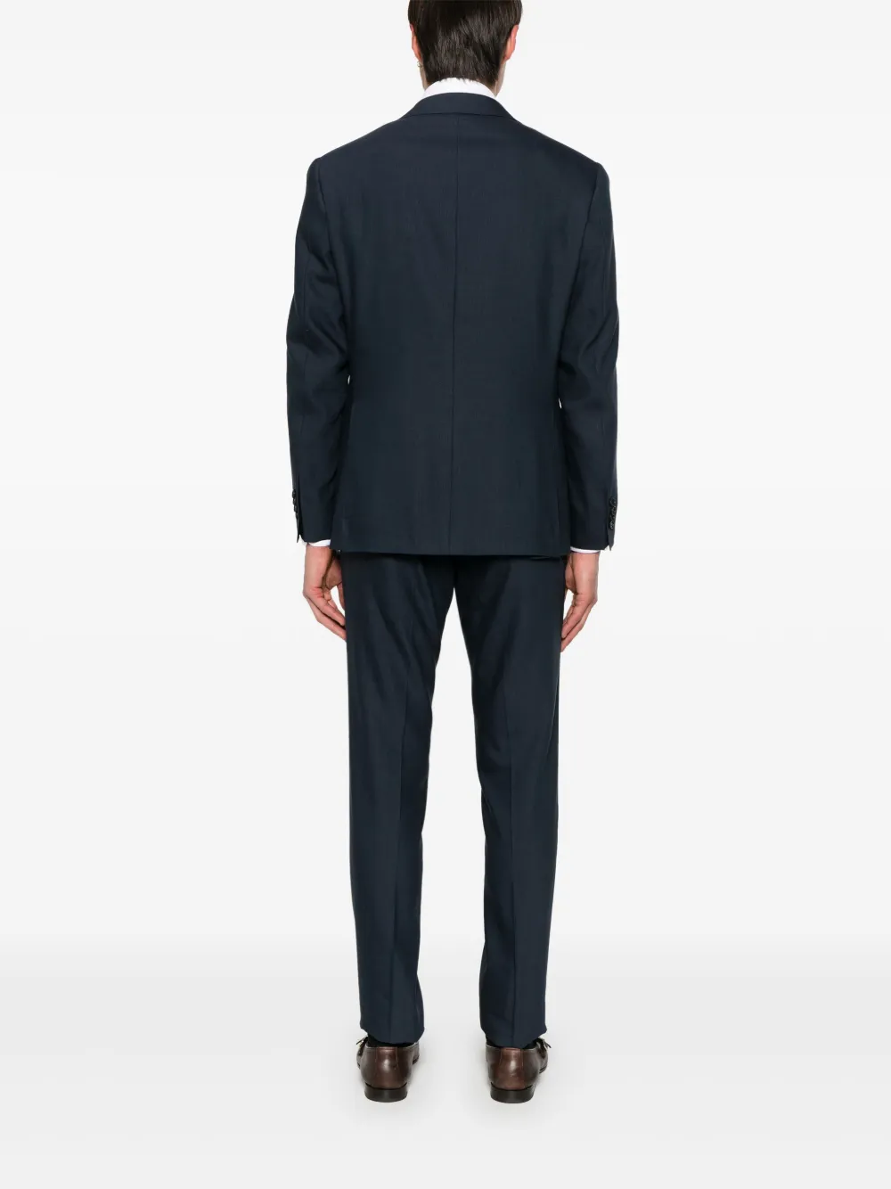 Canali Pak met enkele rij knopen Blauw