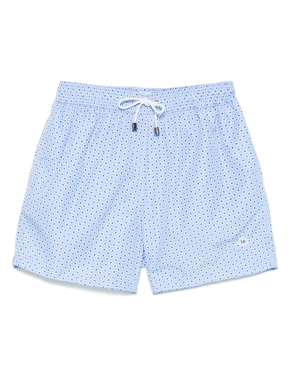 printed swim shorts