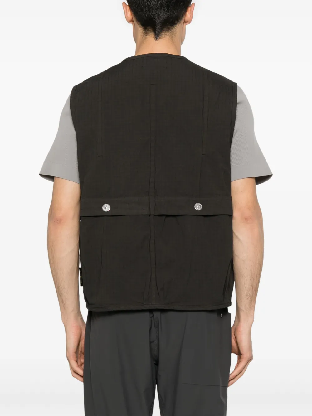 STONE ISLAND COMPASS-BADGE GILET