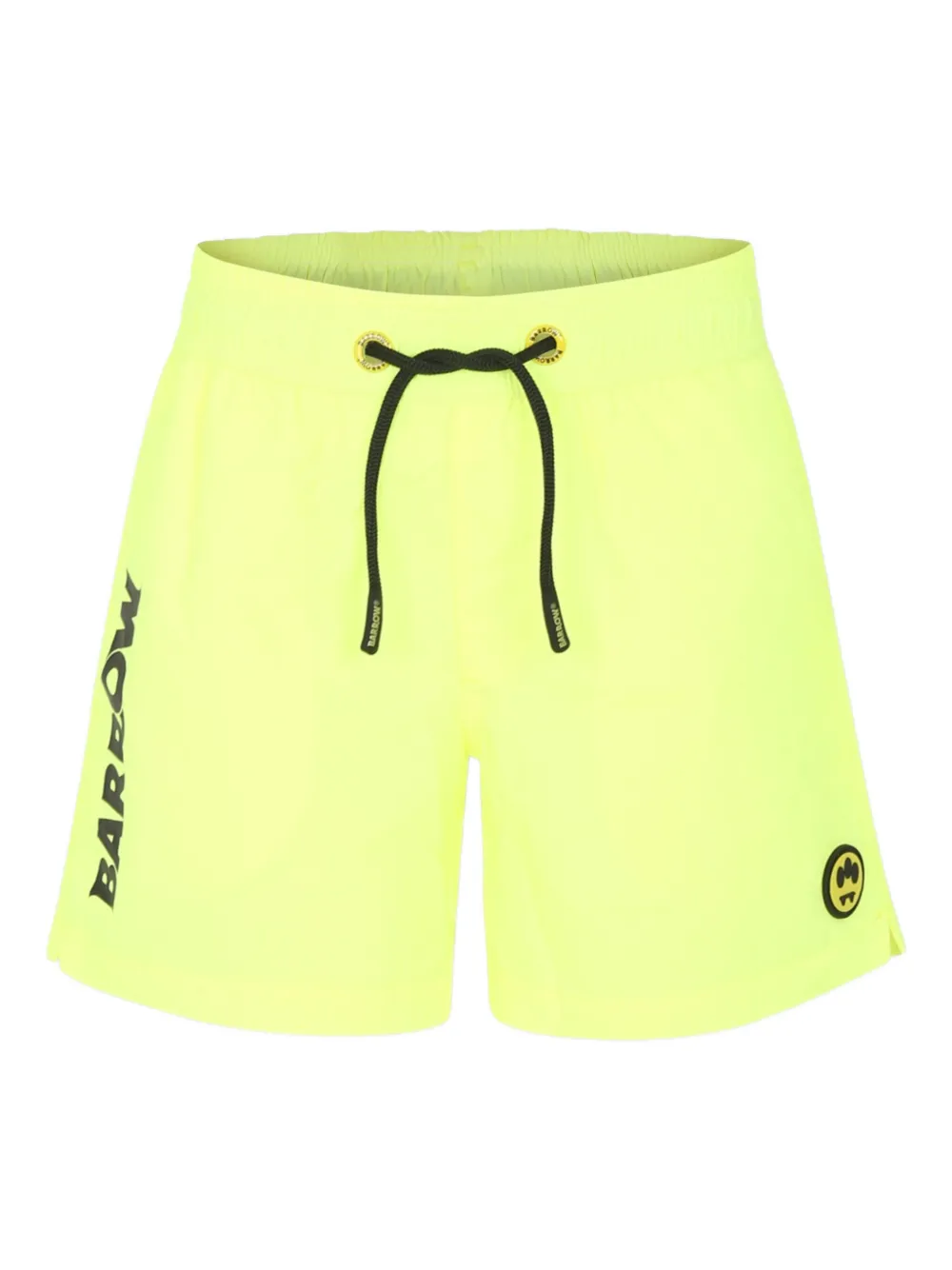 Barrow kids Zwembroek met logoprint Geel