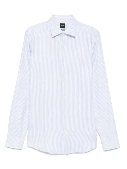 BOSS camisa con rayas estampadas