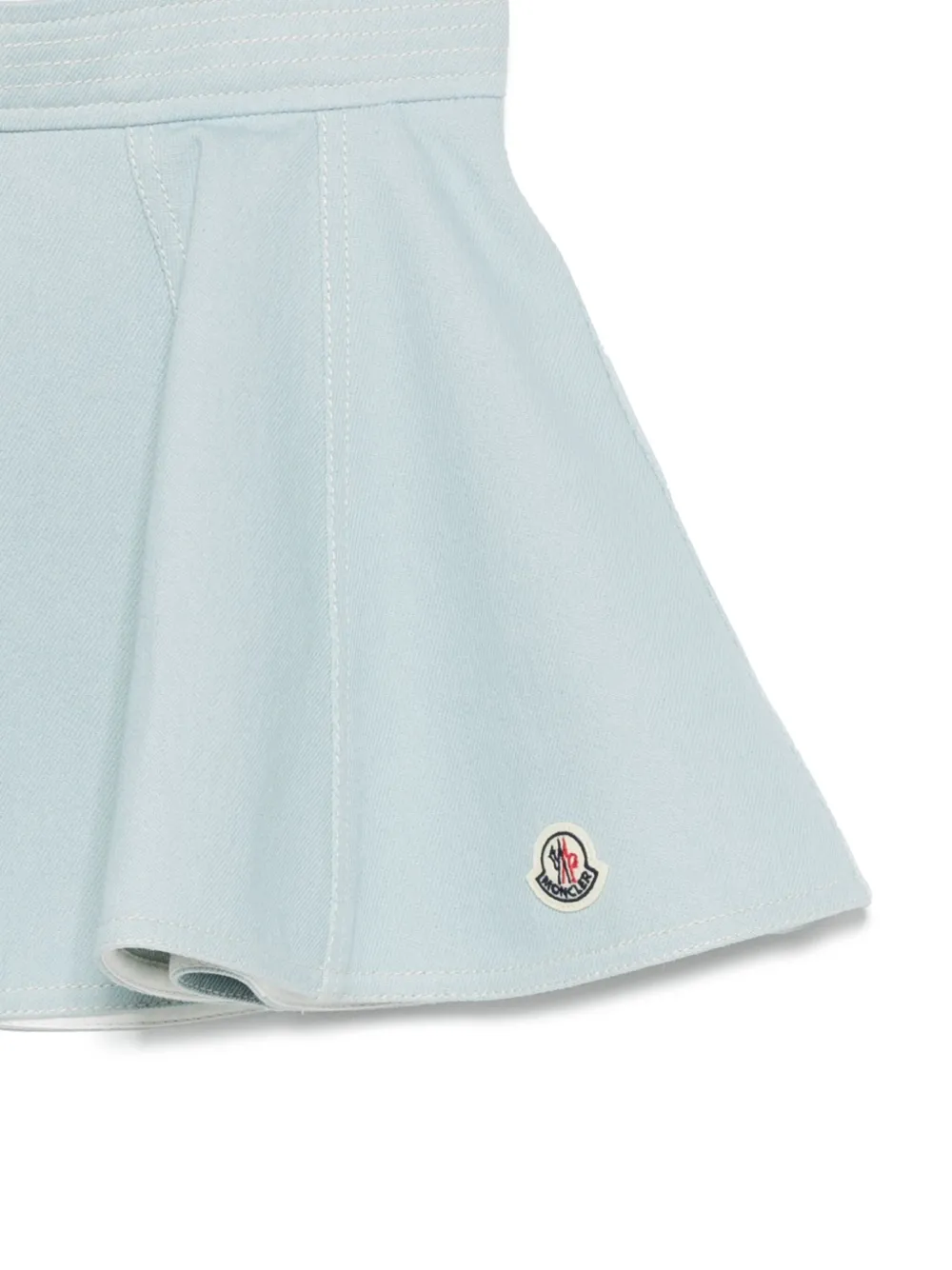 Moncler Enfant Flared mini-rok Blauw