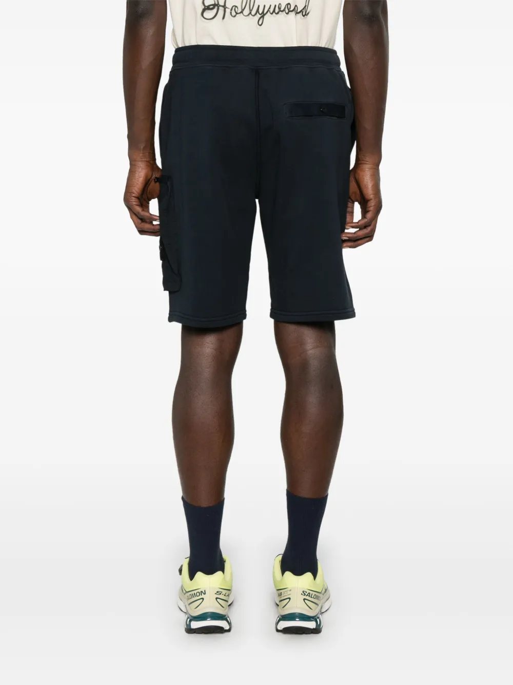 Stone Island Shorts met Compass-logopatch Blauw