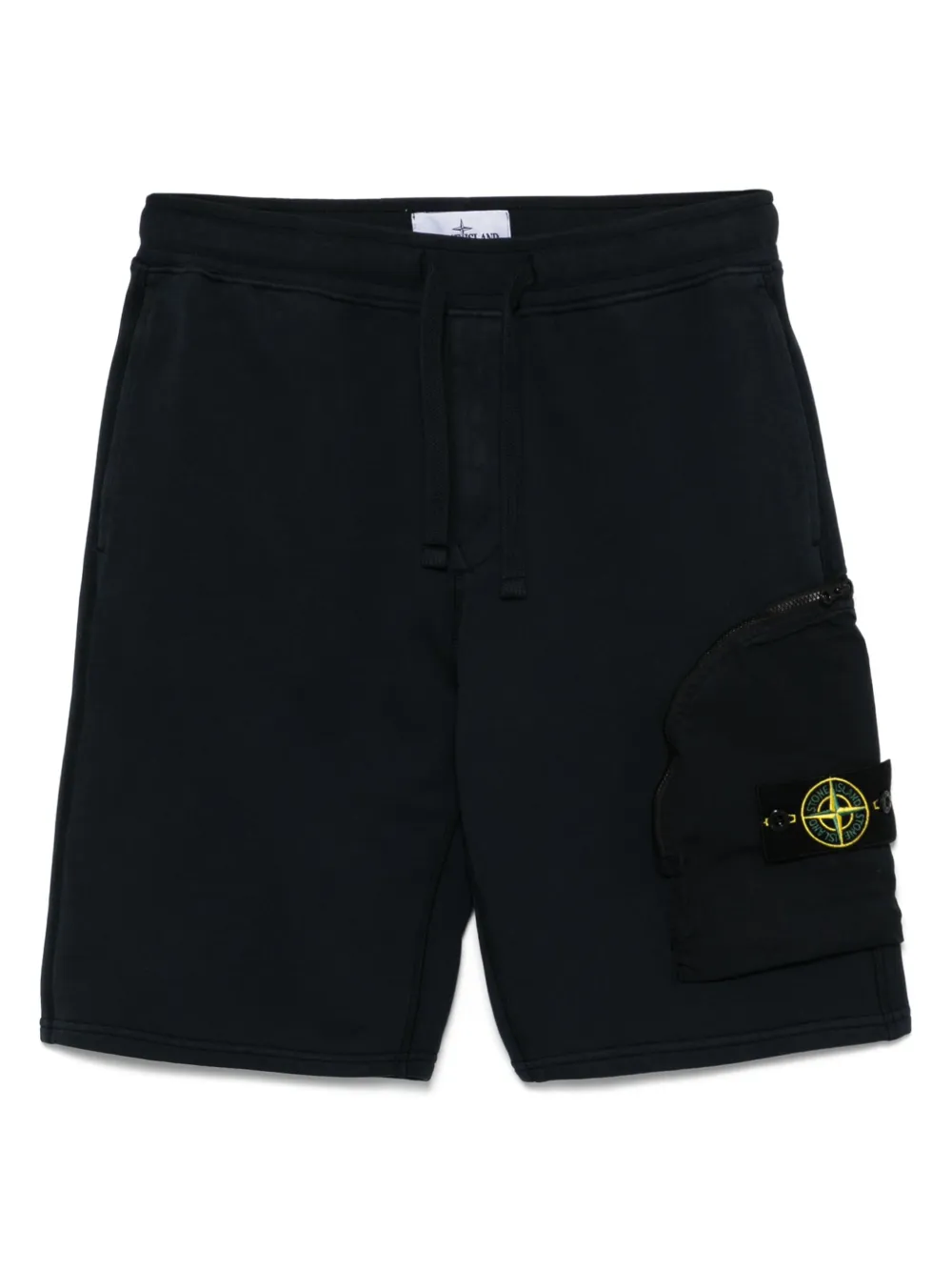 Stone Island Shorts met Compass-logopatch Blauw