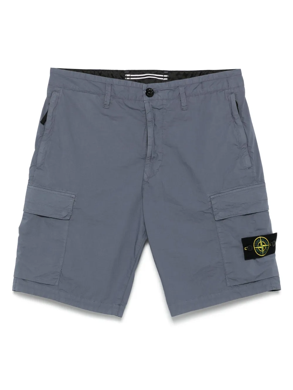 Stone Island Shorts met Compass-logopatch Blauw