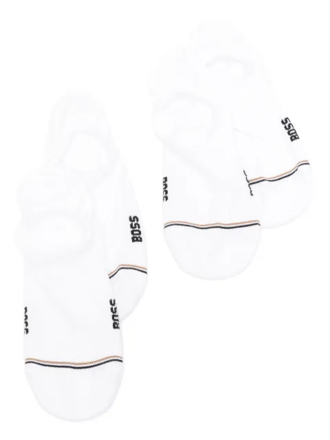 BOSS logo-intarsia socks (pack of two)